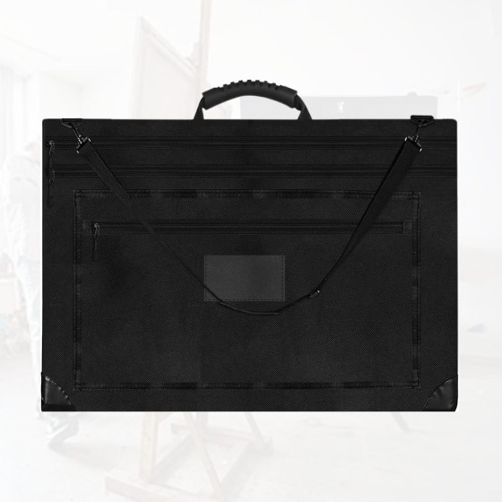 600D涤纶防水面料艺术组合包画板公告板收纳袋 Art Portfolio Bag