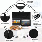 600D涤纶防水面料艺术组合包画板公告板收纳袋 Art Portfolio Bag