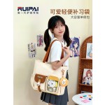 瑞牌大容量托特包日系学生补习袋女儿童书包美术课包二次元痛包