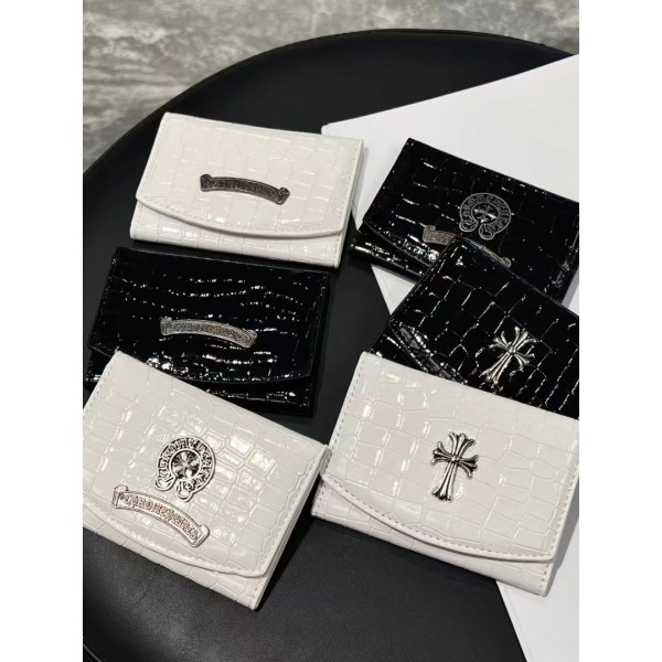 厂家现货直销新款克罗鳄鱼纹卡包卡套原皮三折包潮流风证件包小众