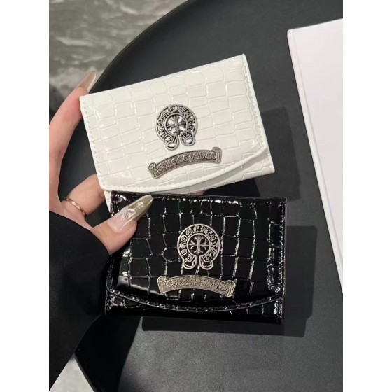 厂家现货直销新款克罗鳄鱼纹卡包卡套原皮三折包潮流风证件包小众