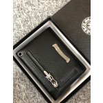 十字架牛皮克罗真皮卡包潮流时尚钱包男女通用轻奢卡套零钱证件包
