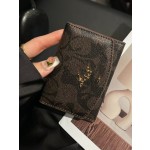 厂家现货直批蔻chi卡包卡套大牌多卡位三折包跨境欧美钱包潮牌
