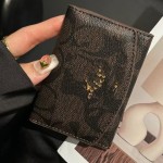 厂家现货直批蔻chi卡包卡套大牌多卡位三折包跨境欧美钱包潮牌