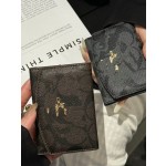 厂家现货直批蔻chi卡包卡套大牌多卡位三折包跨境欧美钱包潮牌