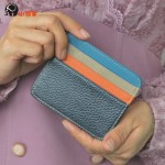 小圆象头层牛皮零钱包真皮卡包卡套公交卡包驾驶证件包亚马逊外贸