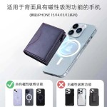 适用iPhone12-15系 MagSafe磁吸皮质卡包跨境热款多功能信用卡包