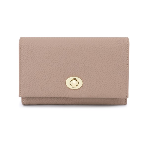 泰莉安新款短款女士钱包批发 pu高级皮质网红锁扣女式錢包wallet