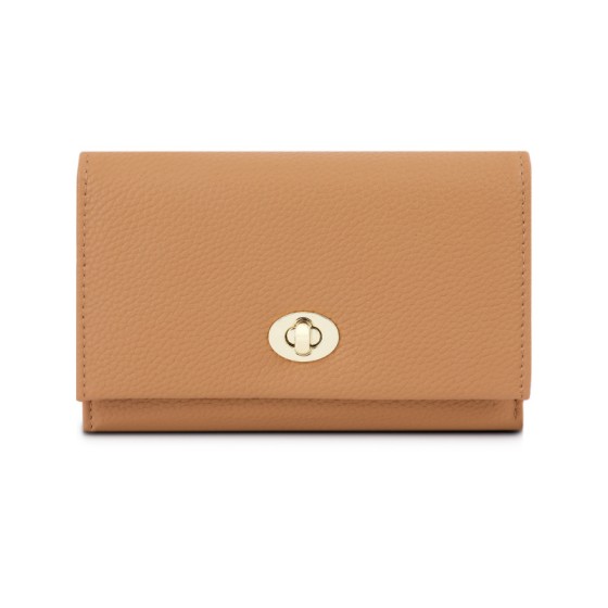 泰莉安新款短款女士钱包批发 pu高级皮质网红锁扣女式錢包wallet