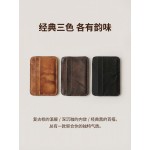 外贸直销头层牛皮植鞣皮卡包复古简约卡夹高级感时尚证件保护皮套