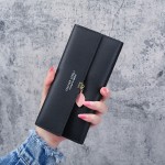新款钱包女长款女式学生零钱包小三折时尚百搭多卡位大容量卡包女