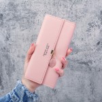新款钱包女长款女式学生零钱包小三折时尚百搭多卡位大容量卡包女