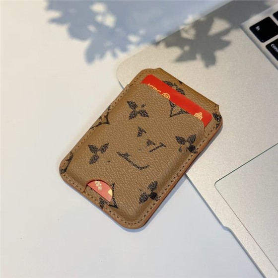 潮牌强磁卡包适用苹果iPhone皮革背贴卡套门禁银行卡磁吸卡袋通用