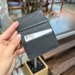 跨境外贸新款真皮多活页镜窗小卡包头层牛皮卡袋证件收纳卡册卡套