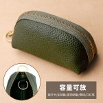 软皮多功能拉链式钥匙包小巧锁匙包大容量收纳包男女车钥匙包