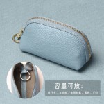 软皮多功能拉链式钥匙包小巧锁匙包大容量收纳包男女车钥匙包
