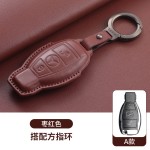 适用奔驰e300l钥匙套c260l棕a200l glcglb220 gle350威霆ca级真皮