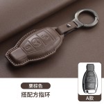 适用奔驰e300l钥匙套c260l棕a200l glcglb220 gle350威霆ca级真皮