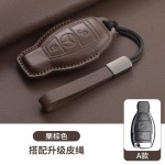 适用奔驰e300l钥匙套c260l棕a200l glcglb220 gle350威霆ca级真皮