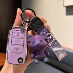 适用大众新宝来速腾polo钥匙套途观探岳凌渡朗逸探歌嘉旅钥匙包壳