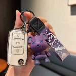 适用大众新宝来速腾polo钥匙套途观探岳凌渡朗逸探歌嘉旅钥匙包壳