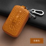 跨境高档男女士新款鳄鱼车用钥匙包外贸双层通用汽车钥匙包锁匙包
