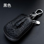 跨境高档男女士新款鳄鱼车用钥匙包外贸双层通用汽车钥匙包锁匙包