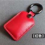 真软PU皮革门禁卡长方形水滴钥匙扣防水感应套扣小区电梯保护卡套