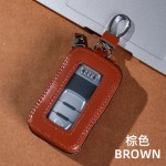 真软皮汽车钥匙包男双拉链包女士腰挂锁匙包多功能家用钥匙套收纳
