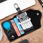 高档男士真皮钥匙包大容量多功能腰挂钥匙套家用牛皮通用锁匙包女