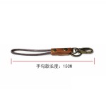 小圆象钥匙挂扣家用头层牛皮钥匙扣复古手腕钥匙挂绳挂扣真皮