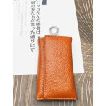 工厂货源头层牛皮钥匙包淘宝热销真皮女士零钱包可爱功能锁匙包