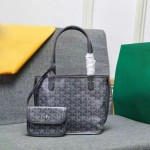 goyard戈雅狗牙包对版mini高品质双面子母购物袋菜篮子tote托特包