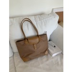 大容量实用托特包女学生百搭通勤单肩牛津布尼龙女包跨境tote bag