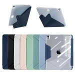 适用iPad保护套air6搭扣亚克力 苹果平板壳Pro11寸带笔槽皮套高透