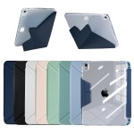 适用iPad保护套air6搭扣亚克力 苹果平板壳Pro11寸带笔槽皮套高透
