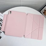 适用iPadAir11Y折搭扣保护套pro13亚克力11代磁吸防摔壳9.7带笔槽