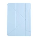 适用iPadAir11Y折搭扣保护套pro13亚克力11代磁吸防摔壳9.7带笔槽