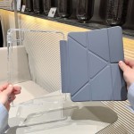 适用于iPad Air 11英寸平板保护壳pro13寸透明亚克力Y折保护套