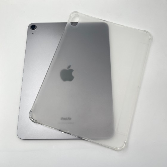 适用ipad磨砂保护套TPU软壳可贴皮款ipad透白平板保护壳素材壳