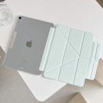 适用2026ipad11代保护套air8隐形笔槽Y折亚克力磨砂mini7平板壳