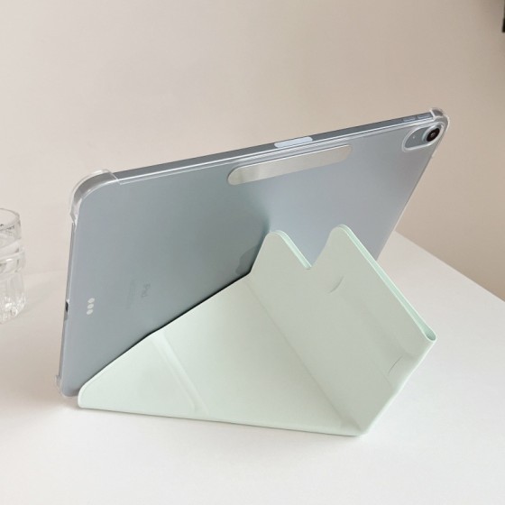 适用2026ipad11代保护套air8隐形笔槽Y折亚克力磨砂mini7平板壳