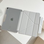 适用2026ipad11代保护套air8隐形笔槽Y折亚克力磨砂mini7平板壳