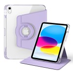 适用iPad Air5亚克力保护套10.2笔槽Pro11可拆卸旋转透明平板硬壳