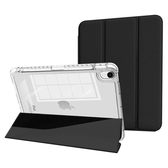 适用iPad保护套带笔槽iPad10保护壳三折iPad平板保护套亚克力