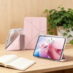 适用苹果a16保护壳3+Y折高透pro11亚克力带笔槽11支架ipad保护套