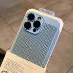 散热透气镂空网壳适用苹果16Promax手机壳15镜头膜全包硬壳保护套