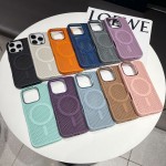 iPhone17Promax散热磁吸手机壳小众苹果15/14/13网壳16纯色保护壳