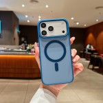 新款撞色肤感磁吸壳适用苹果13/14/15手机壳iPhone17防摔16PM爆款