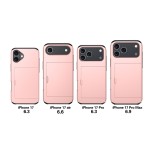 适用iPhone18手机壳 苹果17滑盖插卡二合一防摔16Pro钱包保护套45